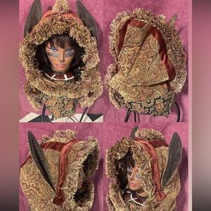 Hood/scarf with ears